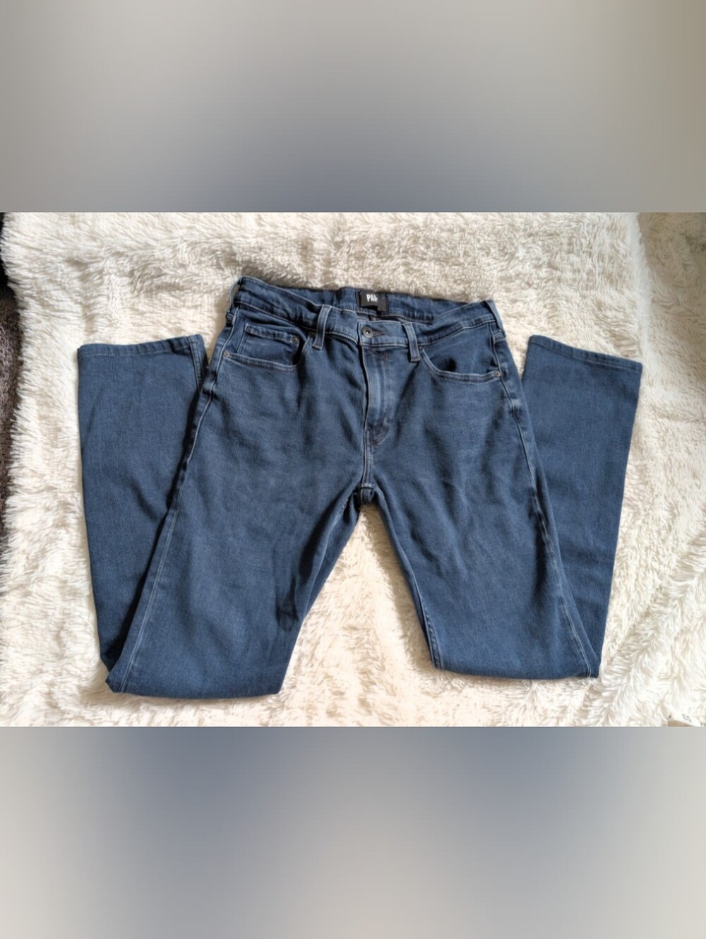PAIGE Federal Slim Straight Leg Dark Wash Men's Denim Jeans Size 32 X 30